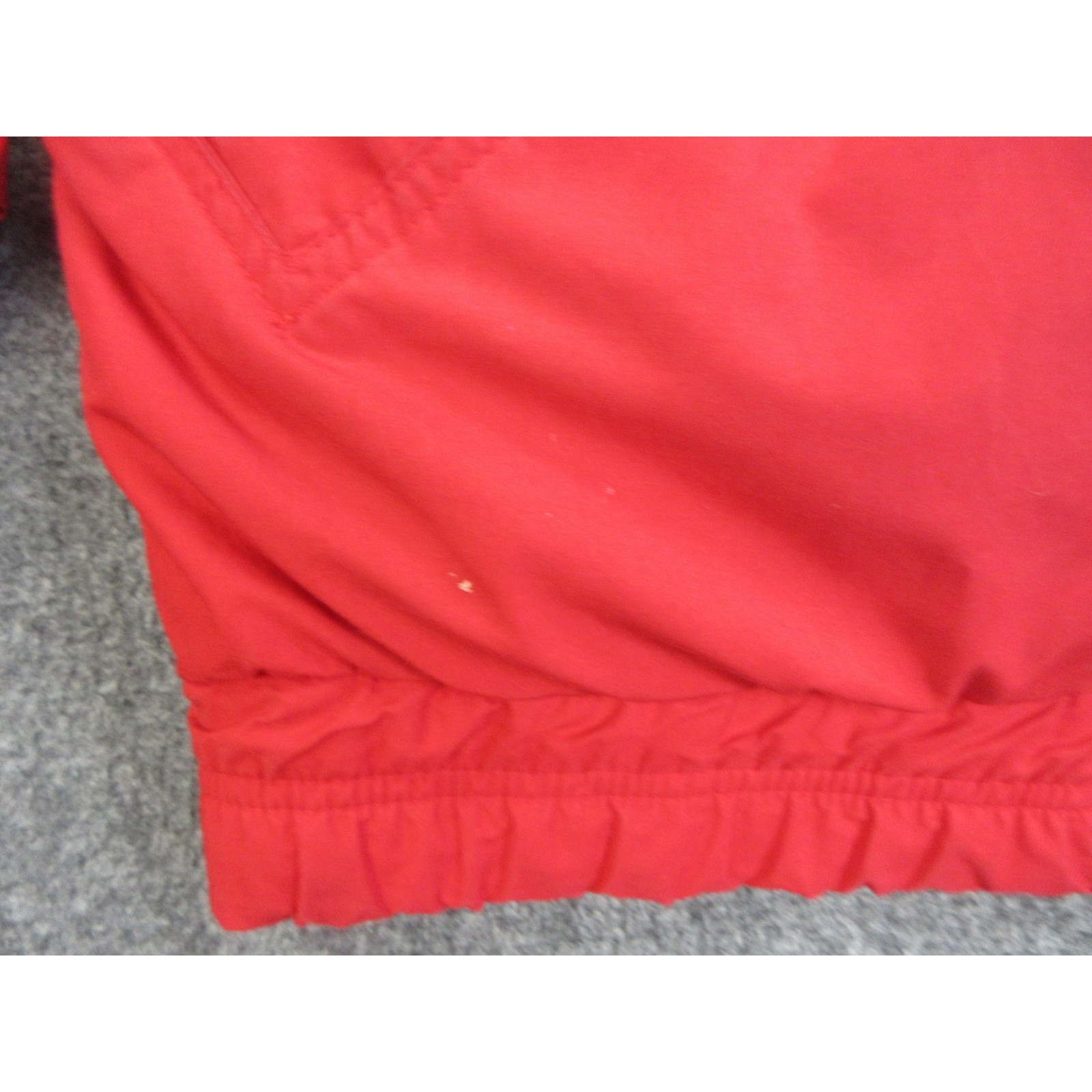 Vintage Triple F.A.T. Goose Jacket Mens Medium Red Down Puffer Bomber Hooded 90s — image 7 of 8